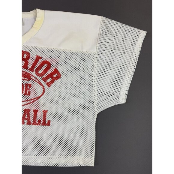 Rare Vintage 80s Russell Ahtletic Warrior Pride Football Jersey USA Made XL #75 - Picture 5 of 12